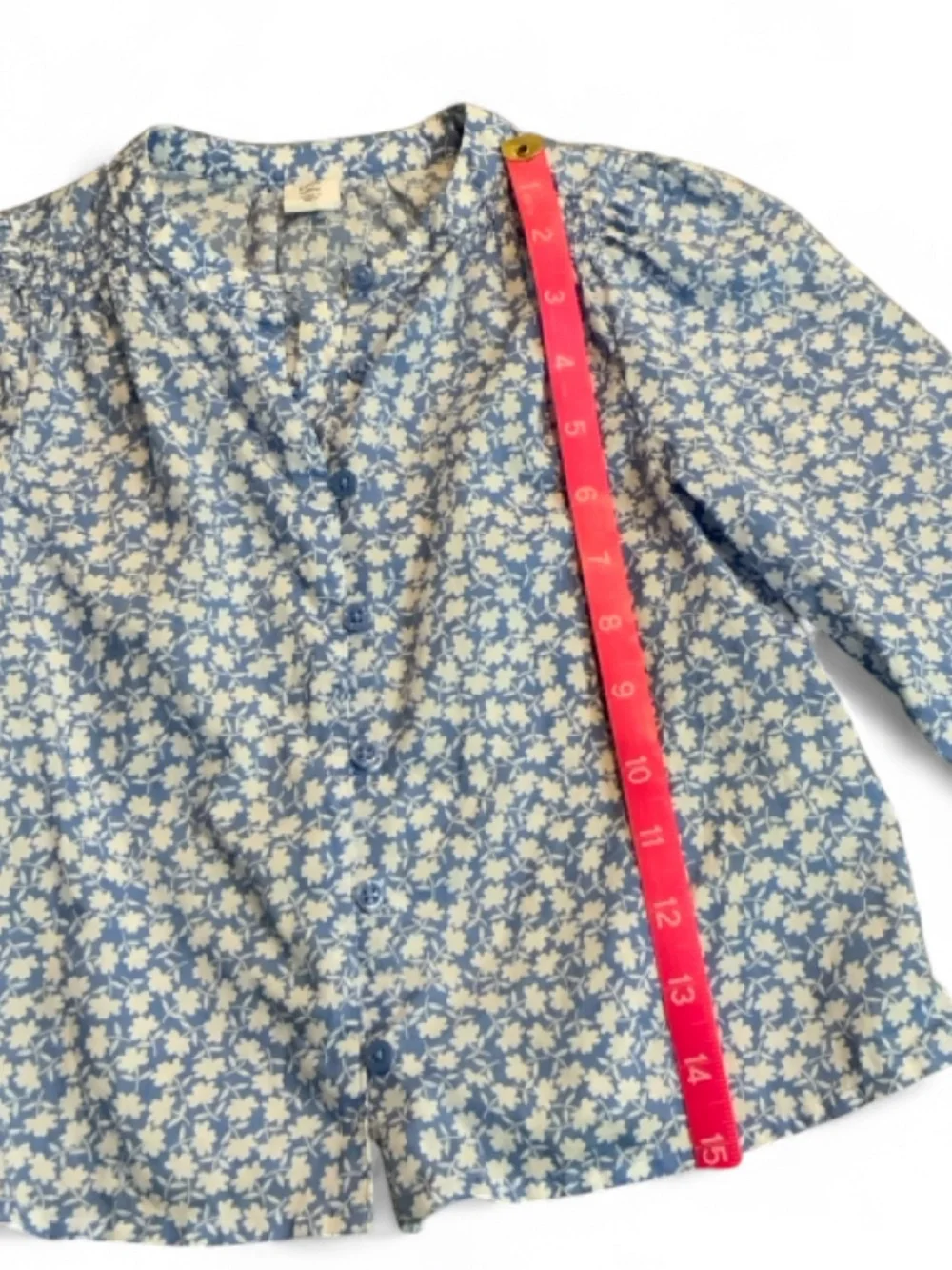 GAP Floral Button-Front Blouse Girls 4yrs Toddler